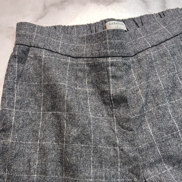 Aritzia Babaton Conan Wool and Cashmere Gray Plaid Pant - Picture 2 of 6